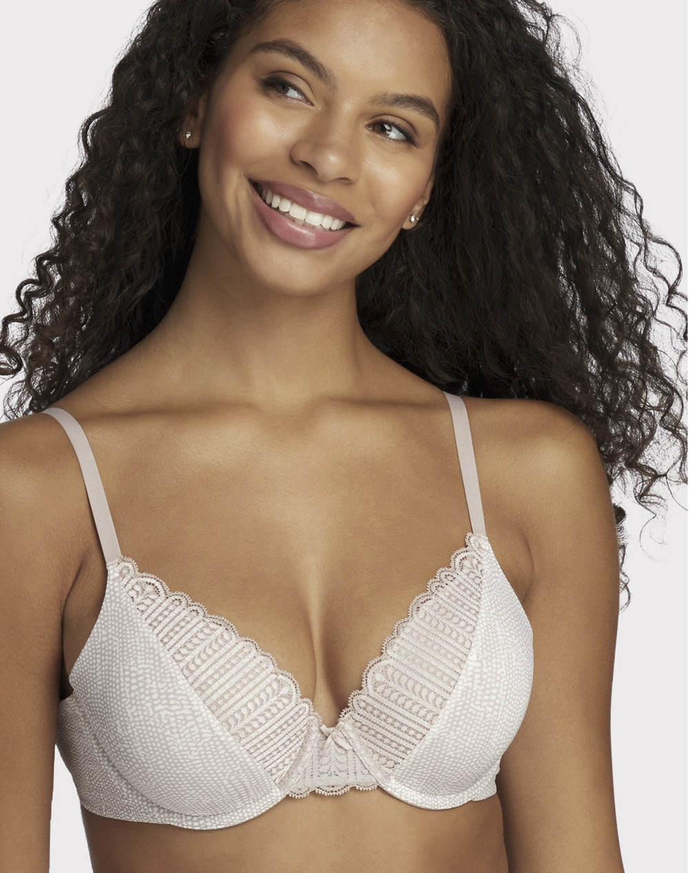 Maidenform Women Comfort Devotion Embellished Extra Coverage Bra Gloss Size 34C
